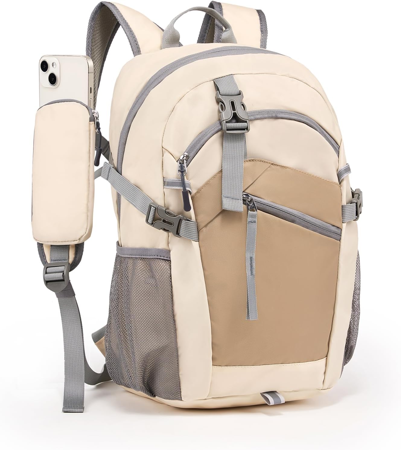 71Ag6reqB0L._AC_SL1500_.jpg Hiking Backpack for Women Men 20l with Removable Phone Pocket Lightweight Small Travel Backpack Hiking Daypack for Women Men - Image 1